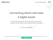 Tablet Screenshot of hedgedigital.com
